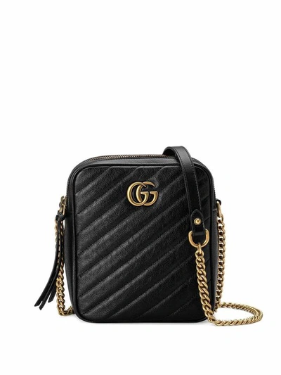 Gucci Women's 5501550olft1000 Black Leather Shoulder Bag