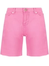 7 FOR ALL MANKIND HIGH-WAISTED DENIM SHORTS