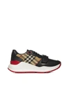 BURBERRY BURBERRY RAMSEY CHECK PRINT SNEAKERS