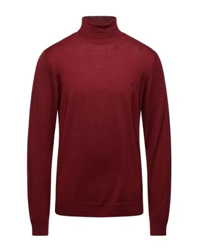 Brooksfield Turtlenecks In Brick Red