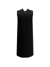 PRADA PRADA ROUND NECK SLEEVELESS DRESS