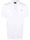 Paul & Shark Embroidered Logo Polo Shirt In White
