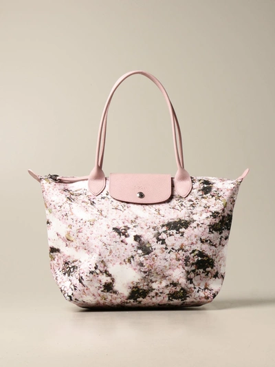 Longchamp Bag Floral Shoulder Bag Longchamp Le Pliage Stars Sara