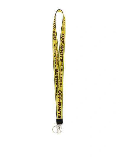 Off-white 2.0 Industrial Keyring Necklace In Yellow