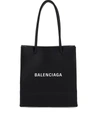 BALENCIAGA XXS NORTH SOUTH TOTE BAG IN BLACK