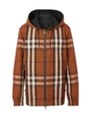 BURBERRY BURBERRY REVERSIBLE CHECK HOODED JACKET