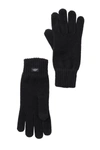 Ugg Knit Tech Gloves In Black