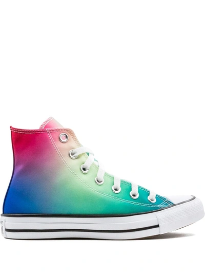 Converse Chuck Taylor Ombre Hi-top Sneakers In Blue