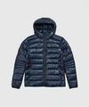 Canada Goose Crofton Down Hooded Jacket In Navy