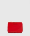 Comme Des Garçons Sa8100 Classic Leather Wallet In Orange