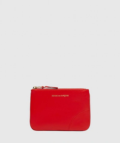 Comme Des Garçons Sa8100 Classic Leather Wallet In Orange