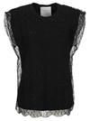 PHILOSOPHY DI LORENZO SERAFINI PHILOSOPHY DI LORENZO SERAFINI LACE OVERLAY TOP