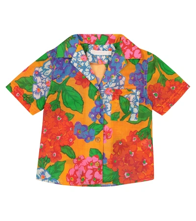 Zimmermann Kids' Riders Floral Shirt In Multicoloured