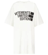 VETEMENTS LOGO棉质针织T恤,P00516370