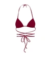 Tropic Of C Praia Bikini Top In Red