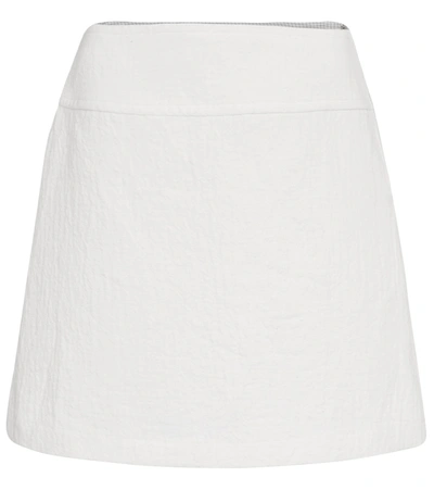 Apc Wright High-rise Miniskirt In White