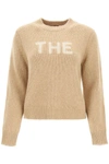 MARC JACOBS (THE) MARC JACOBS SWEATER WITH "THE" INTARSIA