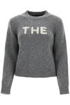 MARC JACOBS (THE) MARC JACOBS SWEATER WITH "THE" INTARSIA