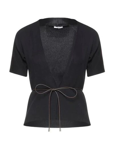 Peserico Cardigans In Dark Blue