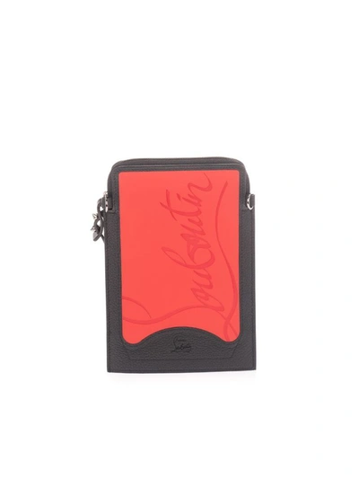 Christian Louboutin Loubi Phone Case In Red And Black