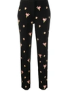 MOSCHINO MOSCHINO WOMEN'S BLACK POLYESTER PANTS,J033054241555 40