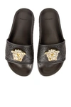 Versace Medusa Head Plaque Slides