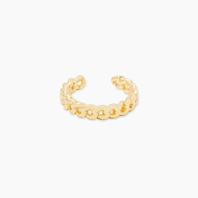 Wilder Ear Cuff In Gold Plated Brass, Women's