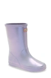 Hunter Kids' First Classic Nebula Rain Boot In Pulpprple