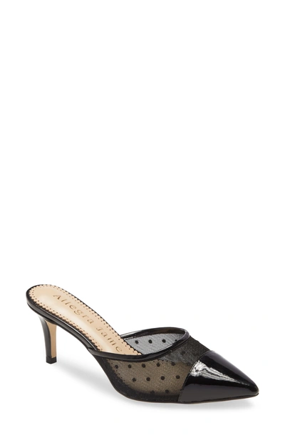 Allegra James Mally Mule In Black Pate