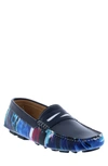 ROBERT GRAHAM RUSSELL LEATHER DRIVER LOAFER,190320310610