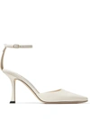 JIMMY CHOO MAIR 90MM ANKLE-STRAP PUMPS