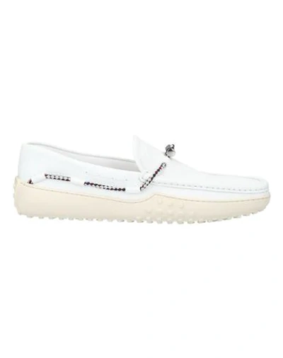 Tod's Loafers In White