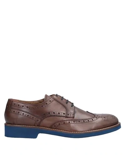 6 Punto 9 Lace-up Shoes In Dark Brown