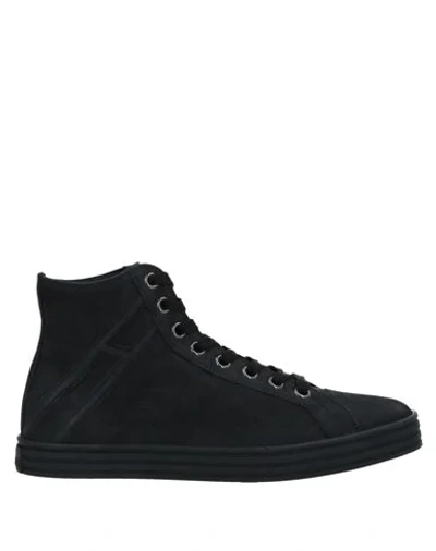 Hogan Rebel Sneakers In Black