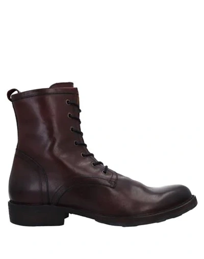 Fiorentini + Baker Boots In Maroon