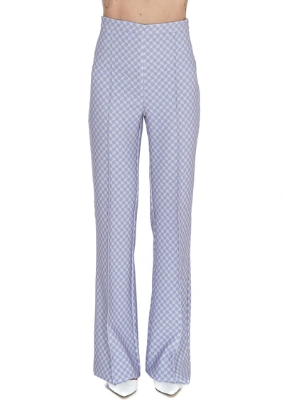 Elisabetta Franchi Celyn B. Pants In Lavanda/burro