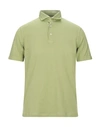 Fedeli Polo Shirts In Light Green