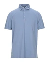 Fedeli Polo Shirt In Pastel Blue