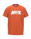 Affix T-shirts In Rust