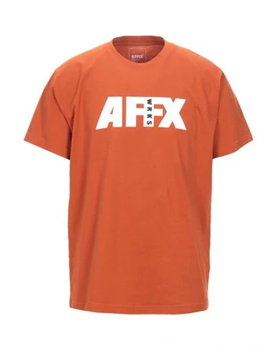 Affix T-shirts In Rust