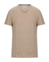 Distretto 12 T-shirts In Camel