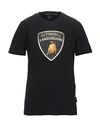 Automobili Lamborghini T-shirts In Black