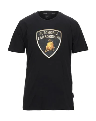 Automobili Lamborghini T-shirts In Black