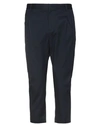 Grey Daniele Alessandrini Cropped Pants In Dark Blue