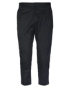 Grey Daniele Alessandrini Cropped Pants In Black