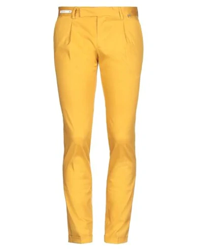 Paoloni Casual Pants In Ocher