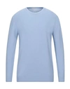 Grey Daniele Alessandrini Sweaters In Blue