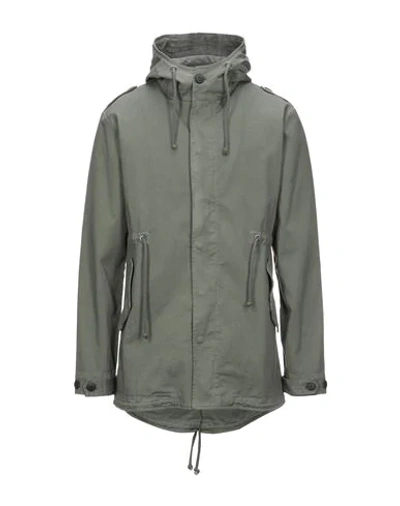 Fiver Overcoats In Military Green