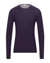 Paolo Pecora Man Sweater Purple Size M Wool