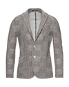 Paoloni Suit Jackets In Khaki